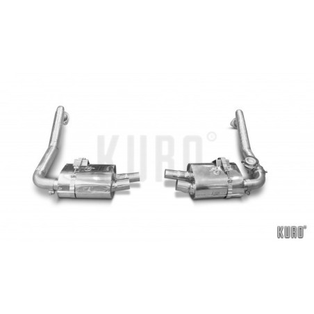 TubiStyle Porsche 718 Boxster / Cayman 2.0/2.5 (bez GPF) Exhaust kit with valve