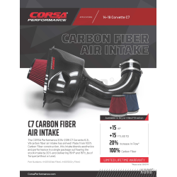 Układ dolotowy carbon Corsa Performance Chevrolet Corvette C7 Z06 6.2L V8