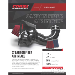 Układ dolotowy carbon Corsa Performance Chevrolet Corvette C7 Z06 6.2L V8