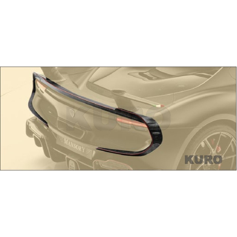 MANSORY 296 — Tylny spoiler - 296 GTB z splitter powietrza