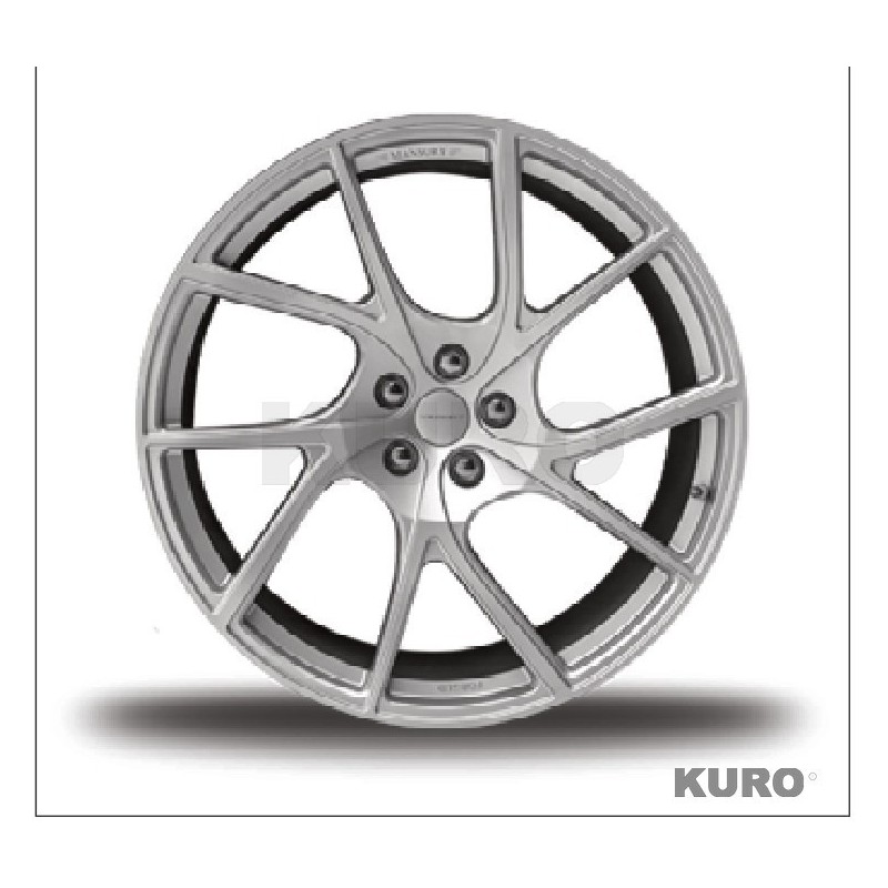 MANSORY 296 — YT.5 W pełni Kute felgi - Czarny błyszczący