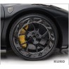 MANSORY 296 — YT.5 W pełni Kute felgi z karbon splitter Czarny błyszczący