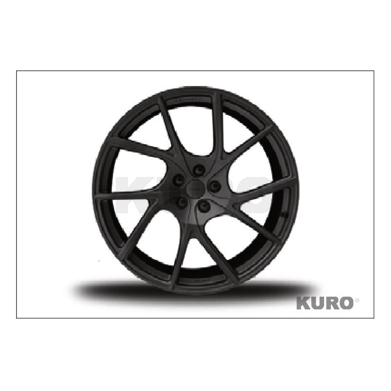 MANSORY Roma — YT.5 W pełni Kute felgi Czarny błyszczący