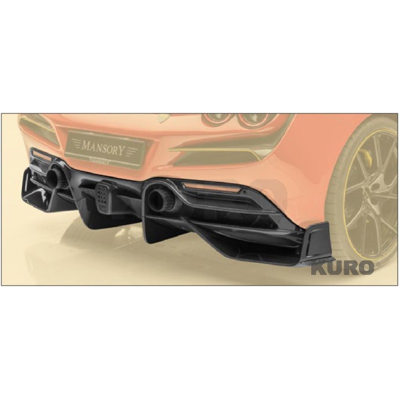 MANSORY F8 Spider — Tylny dyfuzor z LED światło stop