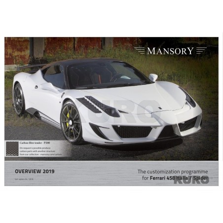 MANSORY 458 Siracusa — Karbon tender - P200