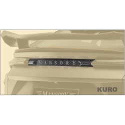 MANSORY URUS — Klapa tylna panel z srebrny MANSORY logo