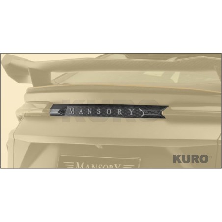 MANSORY URUS — Klapa tylna panel z srebrny MANSORY logo