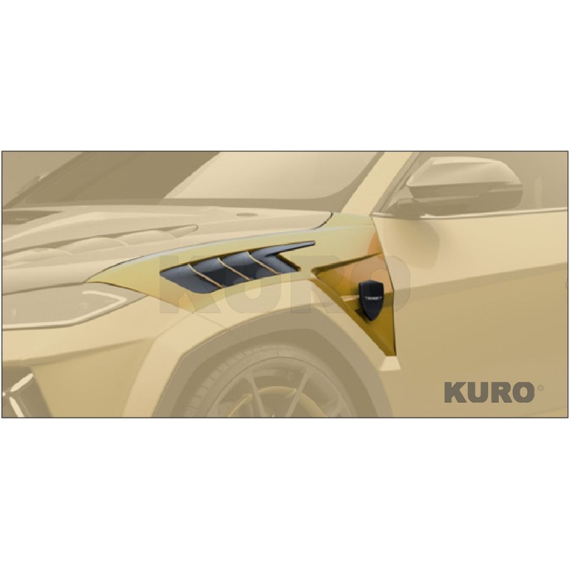 MANSORY URUS SE — Błotniki przednie z podświetlany emblemat logo