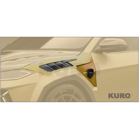 MANSORY URUS SE — Błotniki przednie z podświetlany emblemat logo