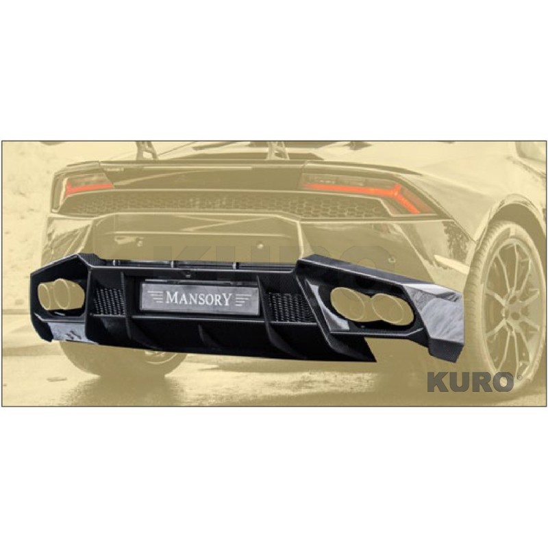 MANSORY Huracan — Zaprojektowany dyfuzor do oryginalny auto (USA wersja)