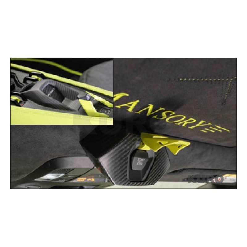 MANSORY Revuelto — Karbon start button na dach
