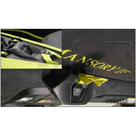 MANSORY Revuelto — Karbon start button na dach