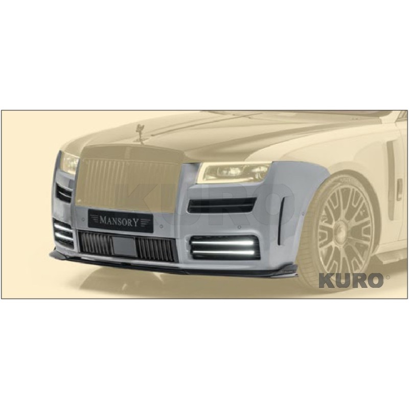 MANSORY Ghost MY21 — Przedni zderzak slim Światła DRL z wylot powietrza