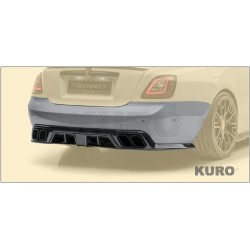 MANSORY Ghost Series II — Tylny zderzak z widoczny karbon dyfuzor