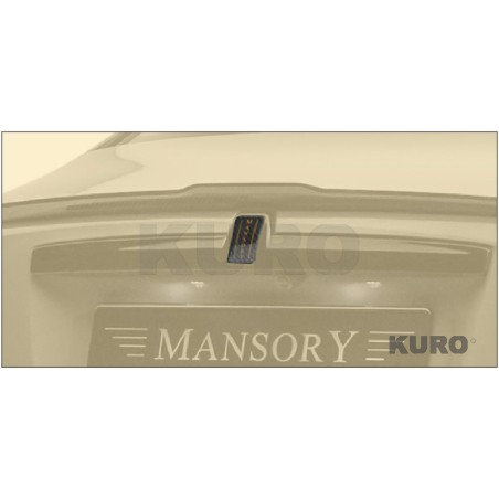 MANSORY Ghost Series II — Emblemat MANSORY na listwę bagażnika z grawerowanym logo