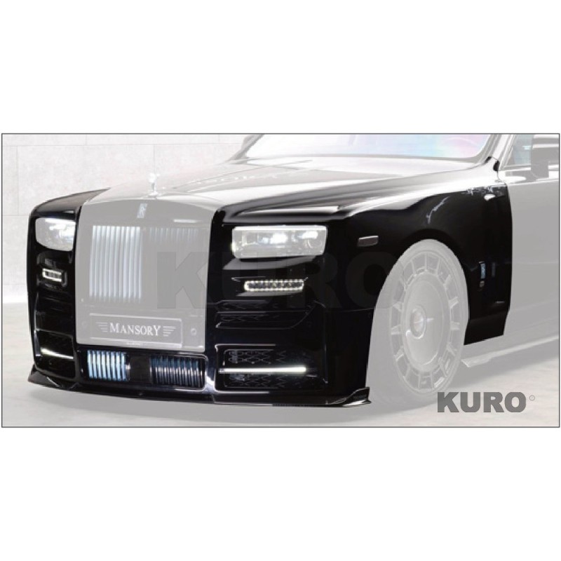 MANSORY Phantom 2018 — Przedni zderzak z sportowy dokładka przednia & Błotnik przedni z slim Długi Światła DRL