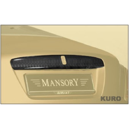 MANSORY Dawn — Tylny listwa bagażnika nakładka