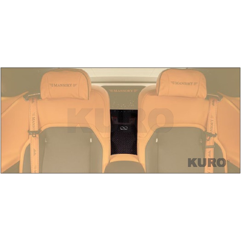 MANSORY Spectre — Tylny tylny fotel karbon listwa panel