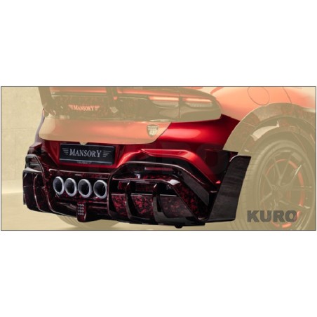 MANSORY Purosangue — Tylny zderzak mid wydech