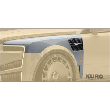 MANSORY Cullinan 2025 — Błotniki przednie z podświetlany światło