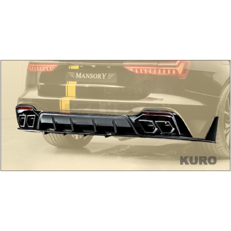 MANSORY RS6 — Tylny dyfuzor