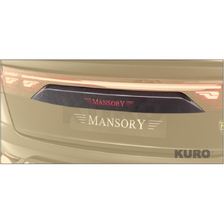 MANSORY RSQ8 25 — Tylny logo panel z srebrny logo