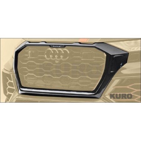 MANSORY RSQ8 — Przedni maska z srebrny logo