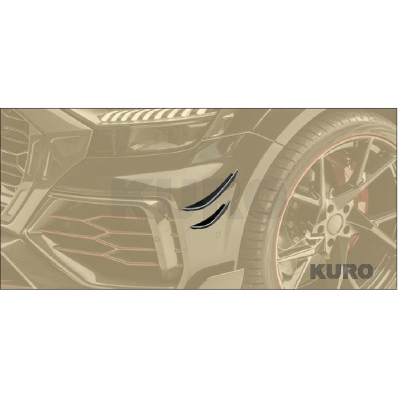 MANSORY RSQ8 — Wyścigowy płetwy do MANSORY przedni zderzak - Karbon