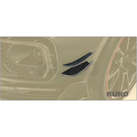 MANSORY Bentayga NEW — Wyścigowy płetwy do MANSORY poszerzenie nadwozia przedni zderzak - Karbon