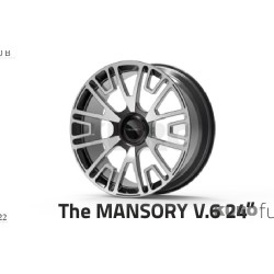MANSORY Bentayga — V.6 felga 24’’ Diamentowa czerń