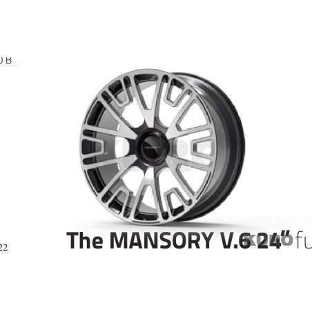 MANSORY Bentayga — V.6 felga 24’’ Diamentowa czerń
