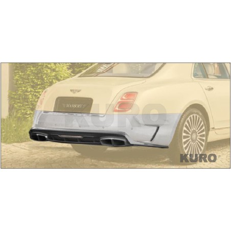 MANSORY Mulsanne — Tylny zderzak + dyfuzor - 6 czujniki parkowania