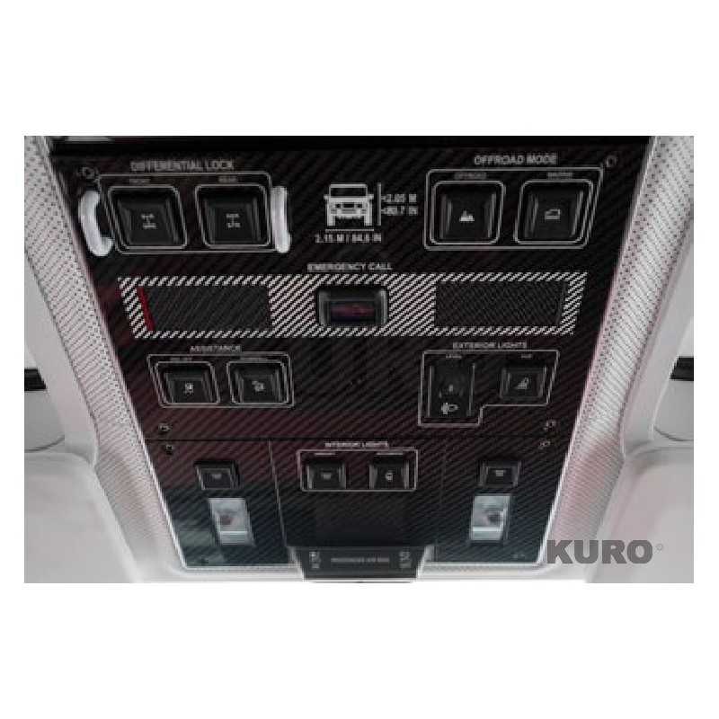 MANSORY Grenadier — Karbon dach panel przełączników