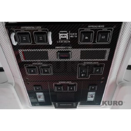 MANSORY Grenadier — Karbon dach panel przełączników