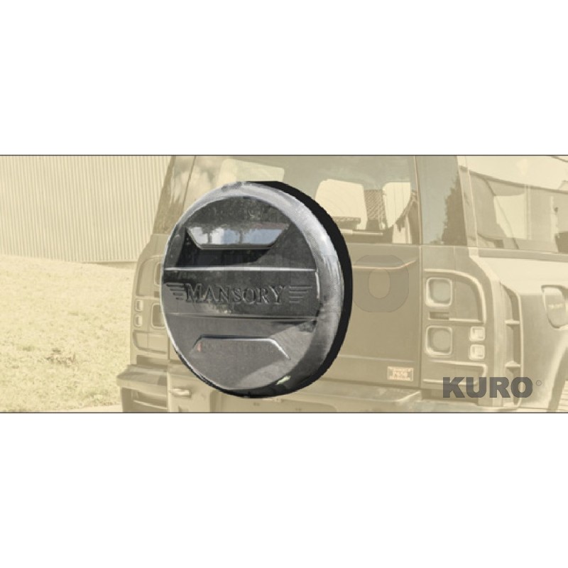 MANSORY Defender — Koło zapasowe nakładka z 3d MANSORY logo - tylko karbon część