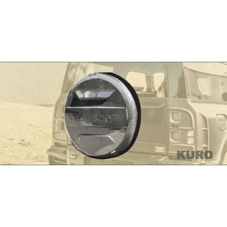 MANSORY Defender — Koło zapasowe nakładka z 3d MANSORY logo - tylko karbon część