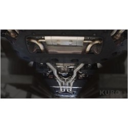 MANSORY Defender — Sportowy Wydech Tłumik z down rura do MANSORY Tylny dyfuzor