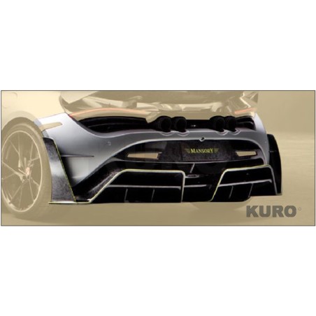 MANSORY 720S — Tylny zderzak + dyfuzor + układ wydechowy ( auto bez kamera )