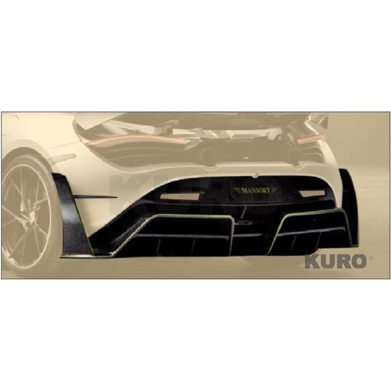 MANSORY 720S — Tylny dyfuzor ze zintegrowanym OEM światło stop