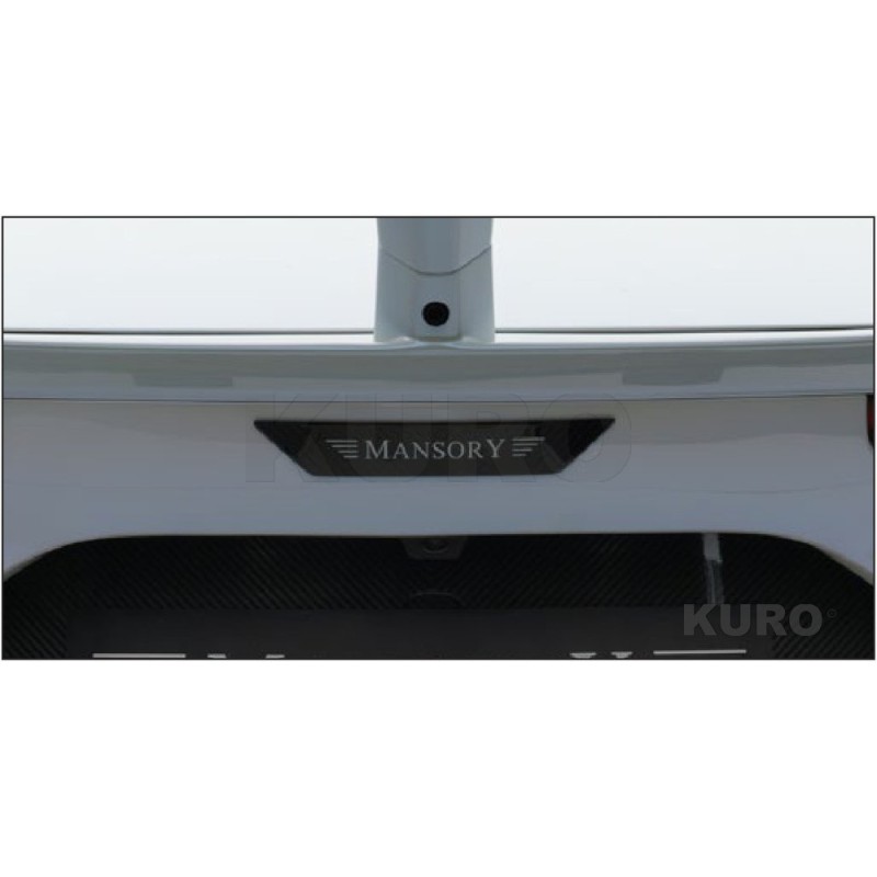 MANSORY MC20 — Logo tylny zderzak