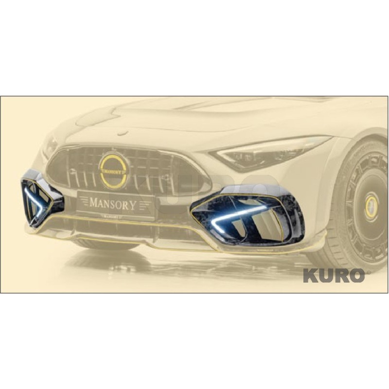 MANSORY SL 2022 — Splitter przedni z LED Światła DRL