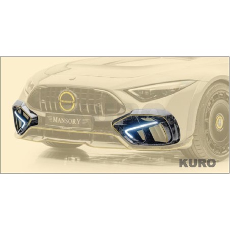 MANSORY SL 2022 — Splitter przedni z LED Światła DRL