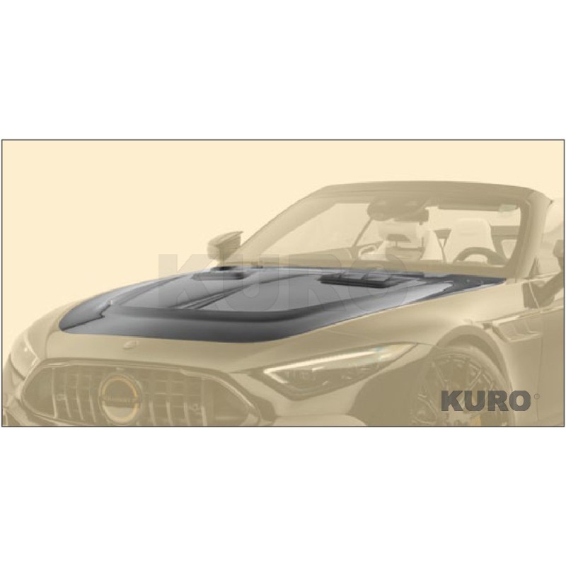 MANSORY SL 2022 — Przedni maska - widoczny karbon