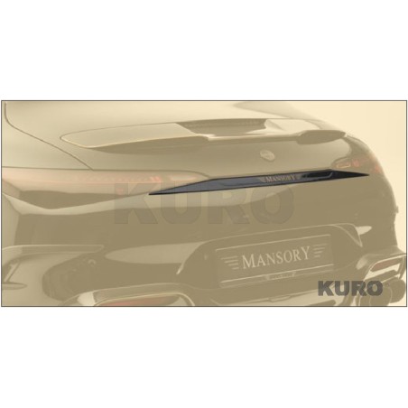 MANSORY SL 2022 — Klapa tylna panel z srebrny MANSORY logo