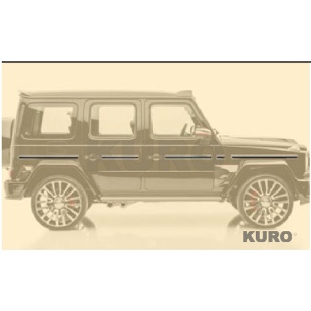 MANSORY G-Model NEW (W463A) — Karbon drzwi klamka z logo