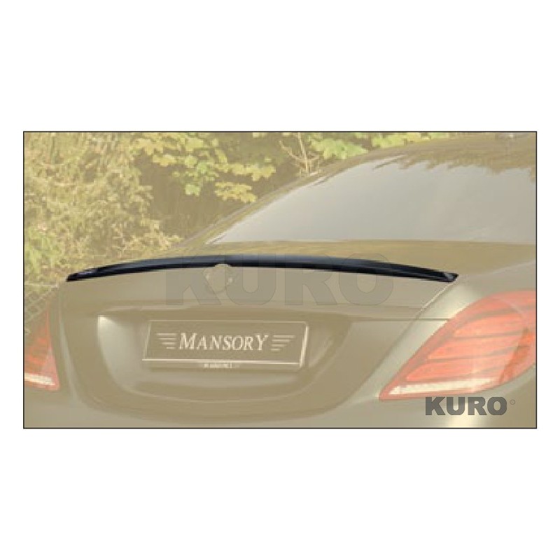 MANSORY S-Class 2018 facelift — Soft Tylny spoiler klapy bagażnika gruntowany