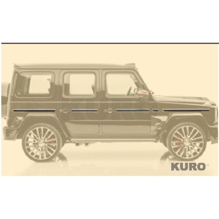 MANSORY G-Model W465 — Karbon drzwi klamka z logo