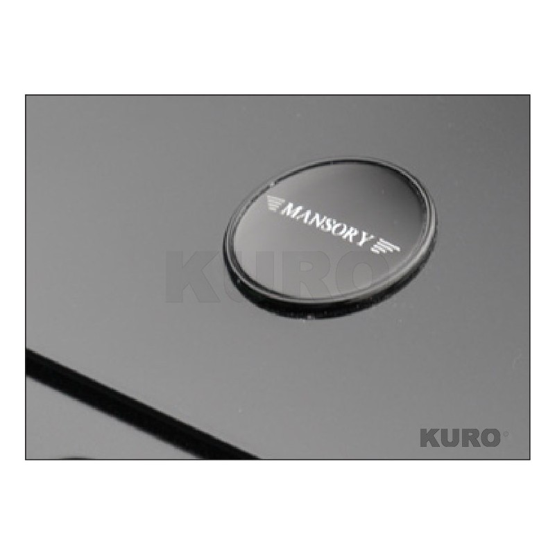 MANSORY E-class — Maska silnika emblemat z logo