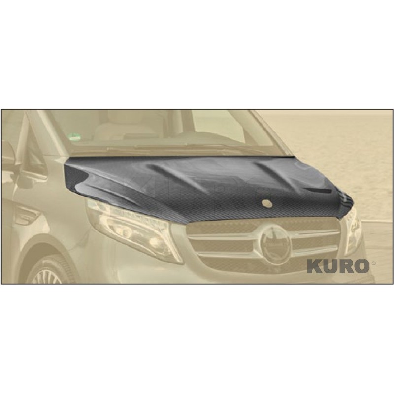 MANSORY V-Class-facelift — Maska silnika widoczny karbon