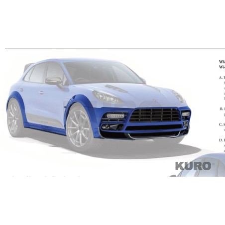 MANSORY Macan — Karbon widoczny central grill - z radar